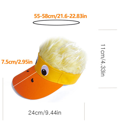 Three Expressions Yellow Duck Embroidered Baseball Cap