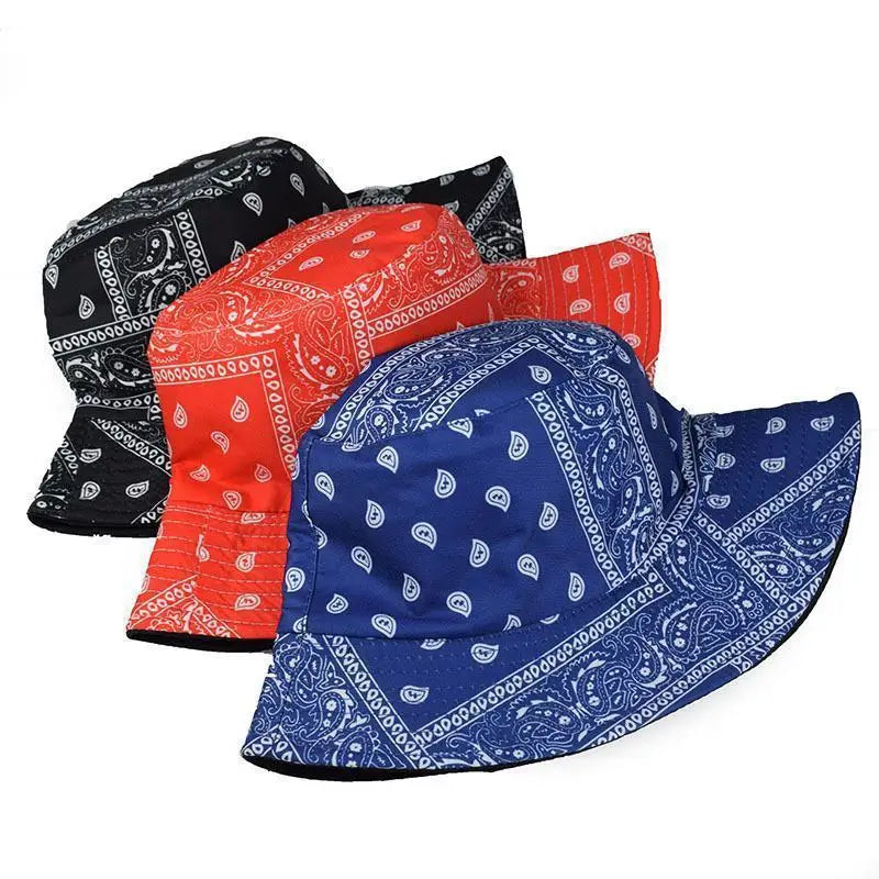 Fashion Men Fisherman Hat Summer New Paisley Design
