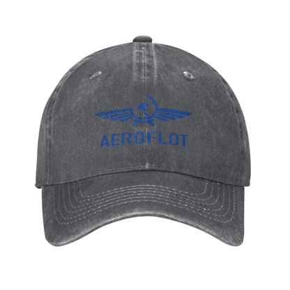 Aeroflot Washed Baseball Cap