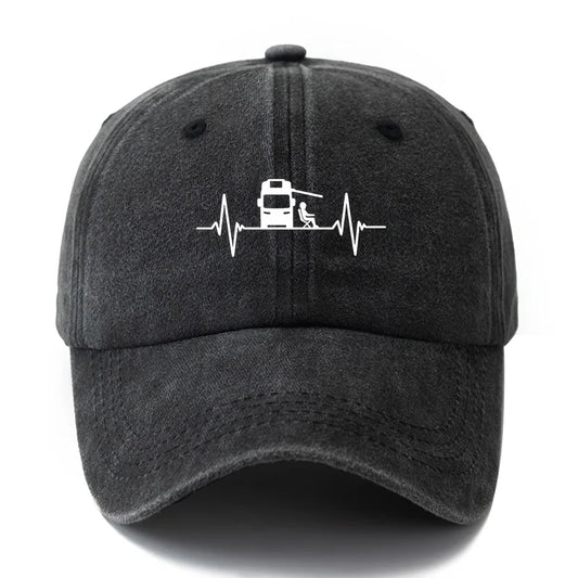 Classic Retro Washed Printed Baseball Cap