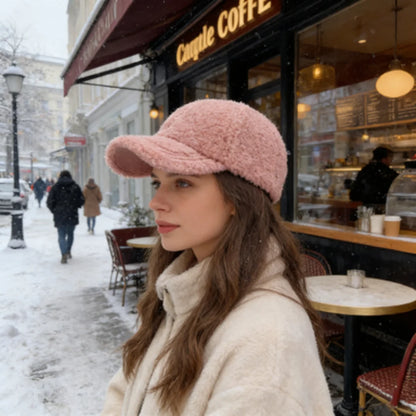 Winter Teddy Fleece Baseball Cap
