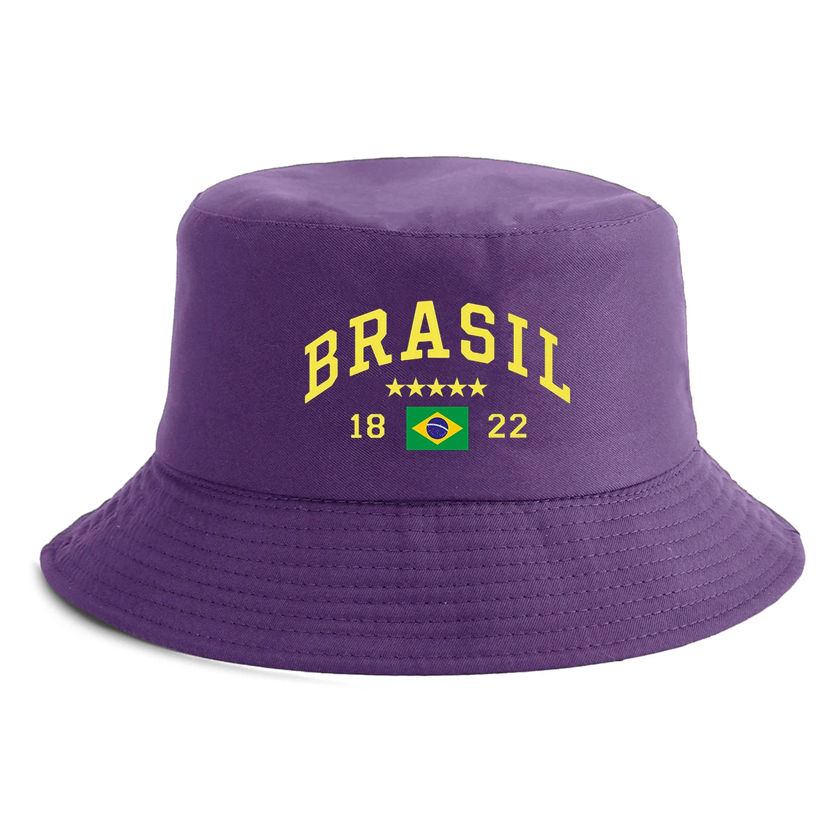 Unisex Brasil Flag Print Bucket Hat