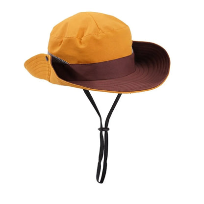 Quick-Dry Wide Brim Ponytail Hole Bucket Hat