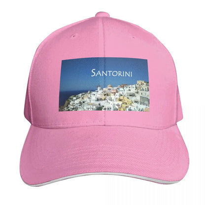Santorini World's Best Places Baseball Cap