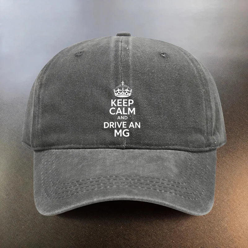 Keep Calm Drive MG Baseball Cap