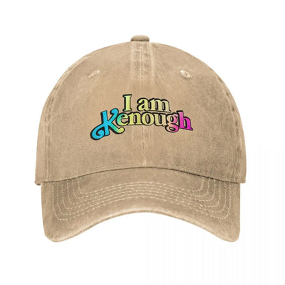 I Am Kenough Funny Graphic Baseball Cap