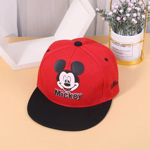 1pcs Cute Mickey Mouse Baby Hat For Children Boy Girl Baseball Cap Fashion Kids Snapback Hip Hop Hat Children's Hats Caps