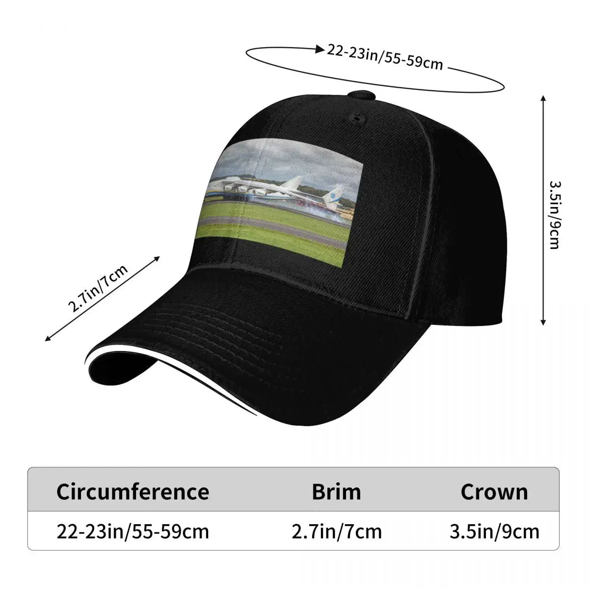 Antonov An-225 Mriya Six Panel Baseball Cap