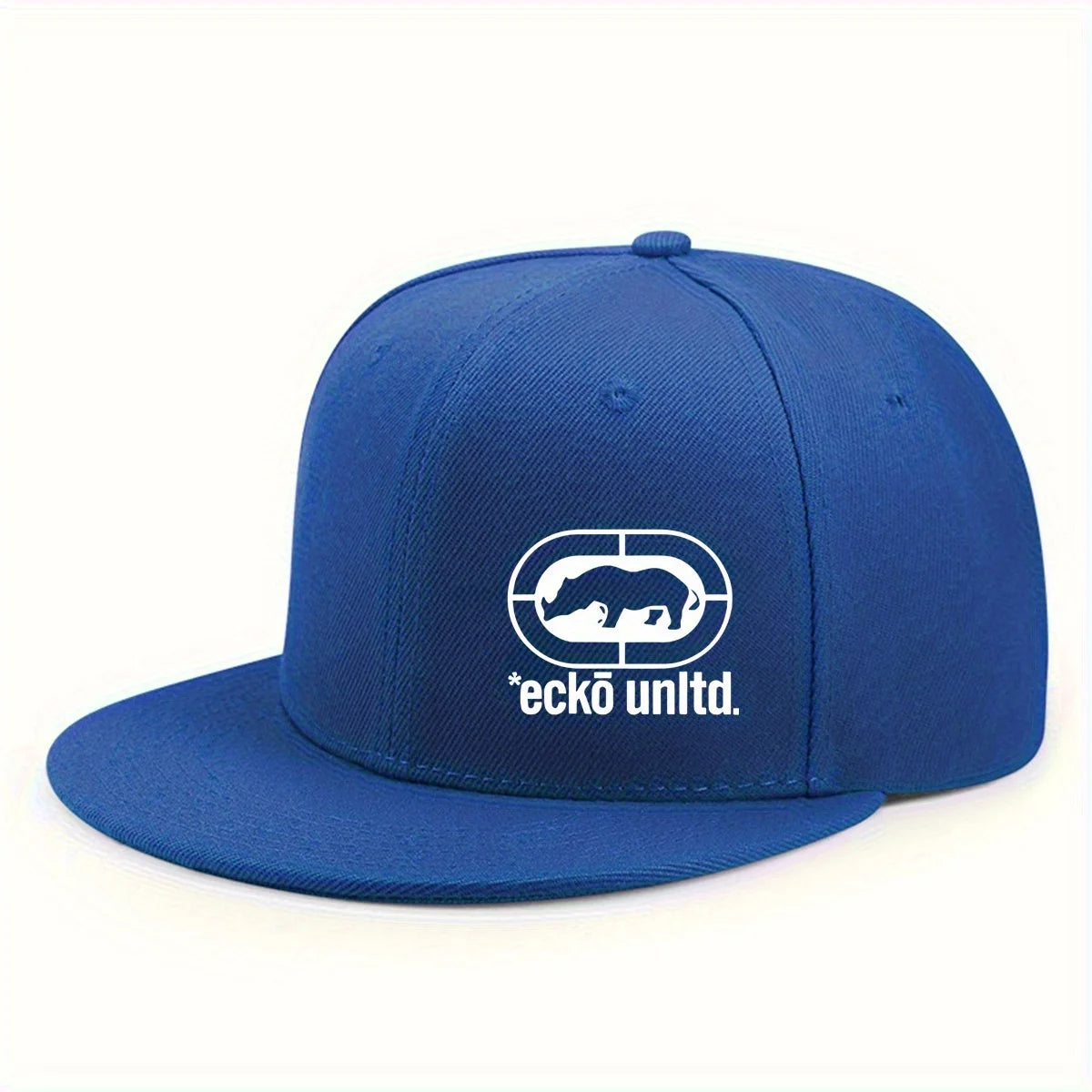 Fun Pattern Unisex Adjustable Flat Brim Snapback Cap