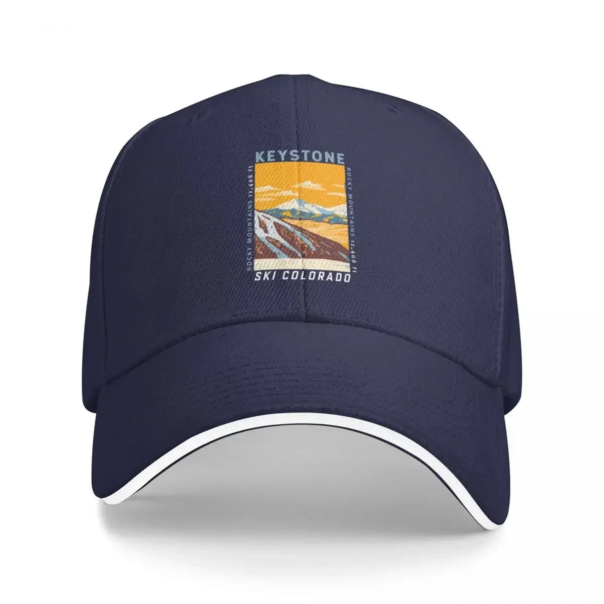 Keystone Colorado Winter Resort Distressed Dad Baseball Cap
