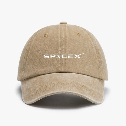 SpaceX Distressed Washed Baseball Cap