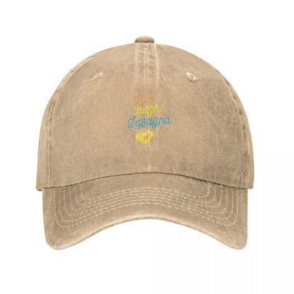 Live Laugh Lasagna Italian Kitchen Baseball Cap