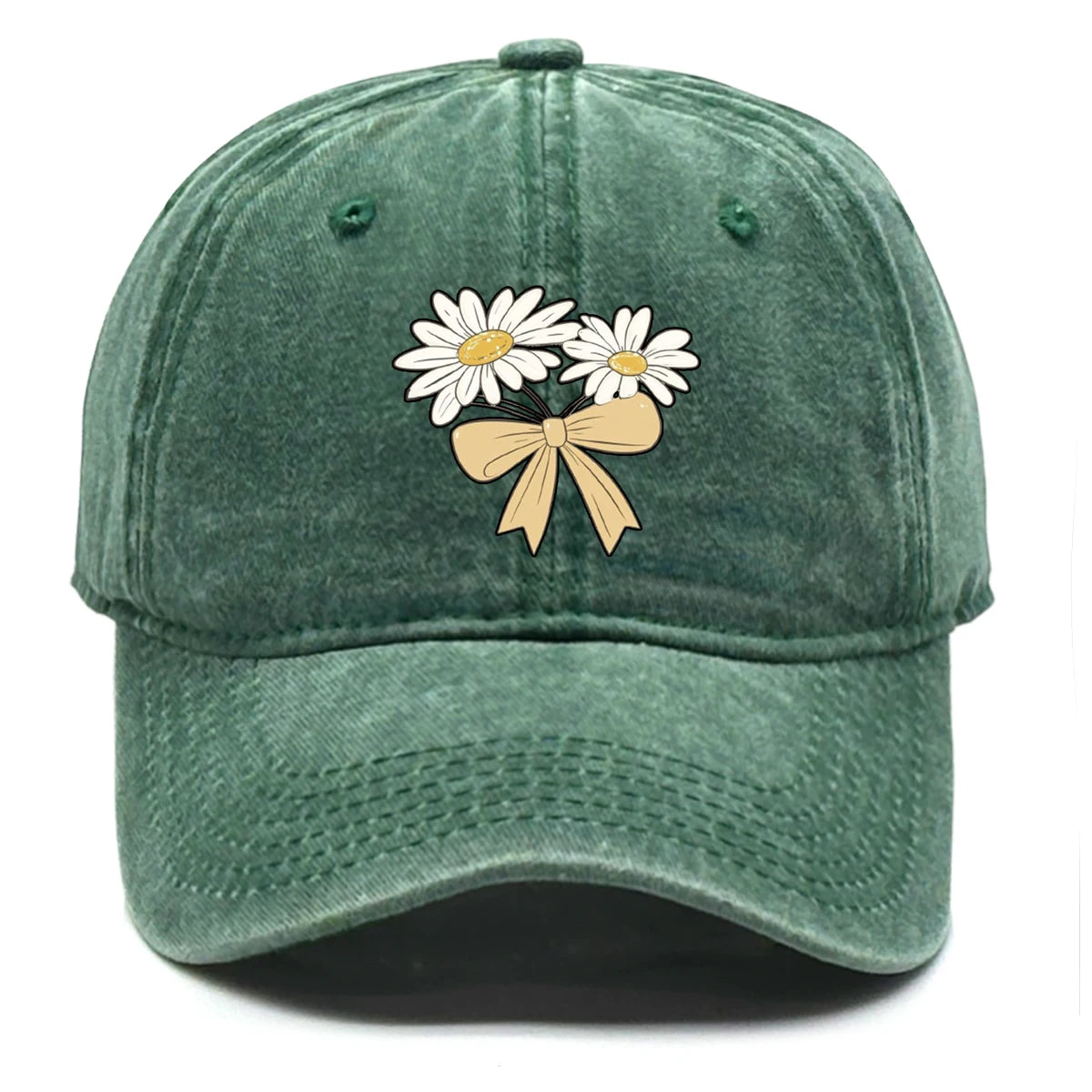 Adjustable Summer Cap For Women Men Flower Baseball Cap