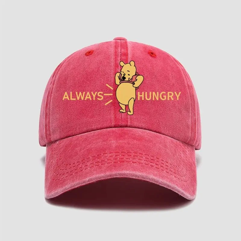 Cute Pooh Bear Adjustable Baseball Cap