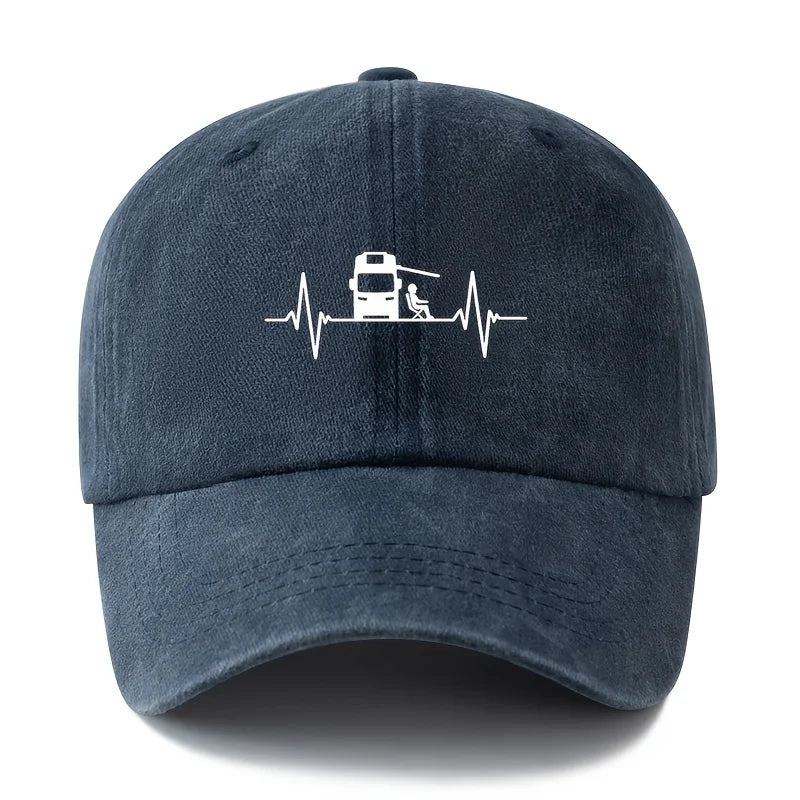 Classic Retro Washed Printed Baseball Cap