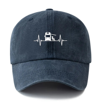 Classic Retro Washed Printed Baseball Cap