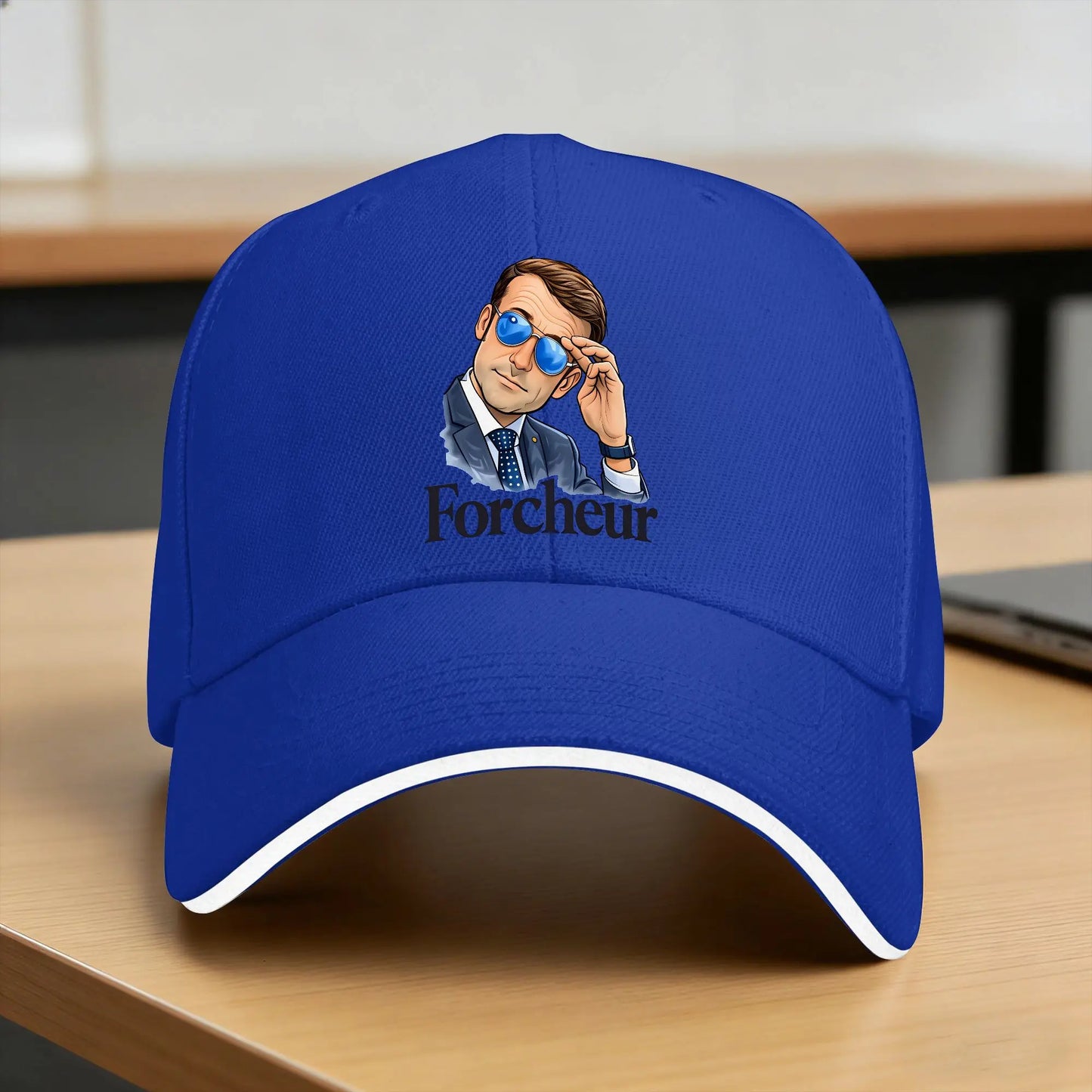 Emmanuel Macron Glasses Casual Baseball Cap Style