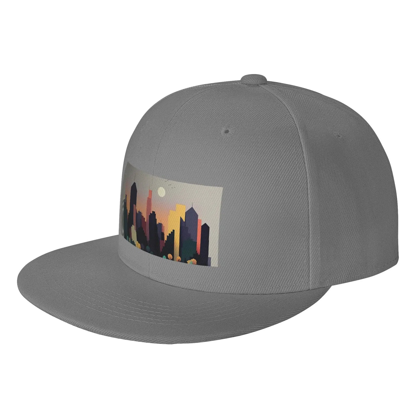 Fashion City Landscape Snapback Cap