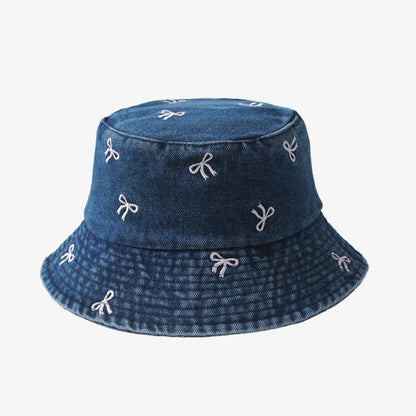 New Summer Hat For Women Denim Bucket Hat