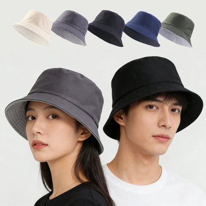 Spring Summer Unisex Solid Color Fisherman Cap