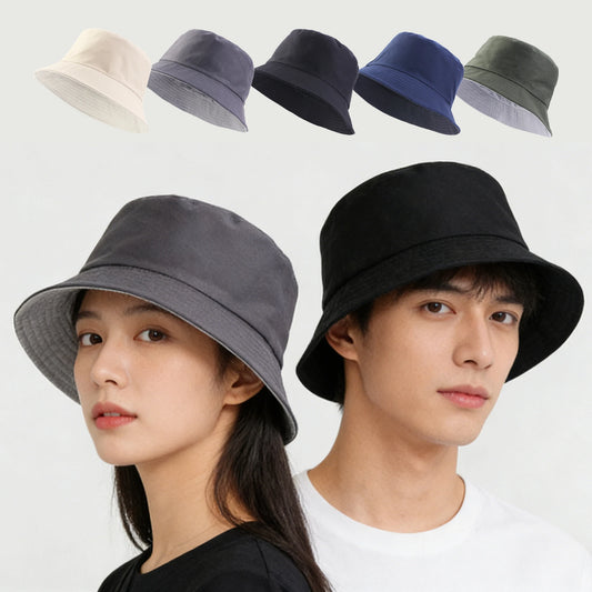 Spring Summer Unisex Solid Color Fisherman Cap