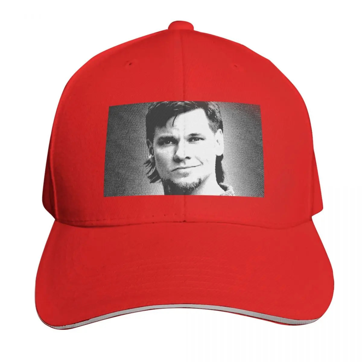 Theo Von Vintage Linocut Portrait Baseball Cap