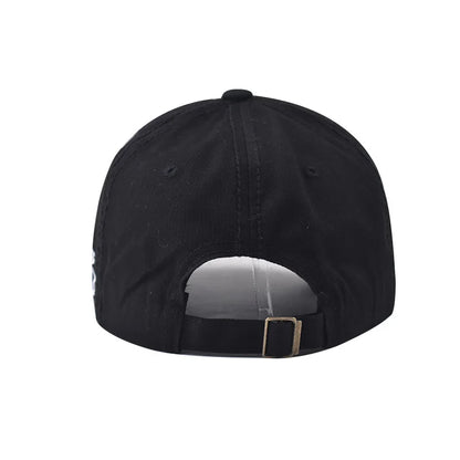 Unisex Cotton Washed Baseball Cap Men Letter Embroid Vintage
