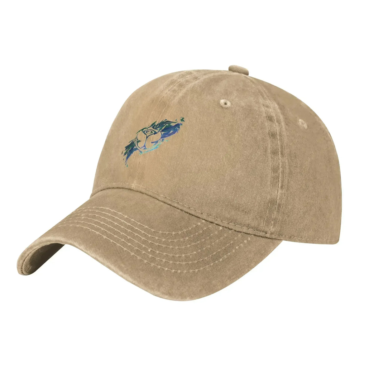 Tomorrowland Music Festival Washed Denim Baseball Cap Hat