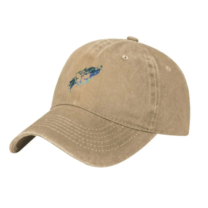 Tomorrowland Music Festival Washed Denim Baseball Cap Hat