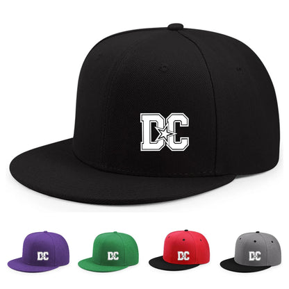 Letter Print Streetwear Adjustable Hip-Hop Snapback Cap