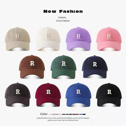 60-65cm 65-70cm Big Head Baseball Cap For Men Cotton Outdoor Sport Snap Back Cap Dad Hats R Letter Large Size Deepen Trucker Cap