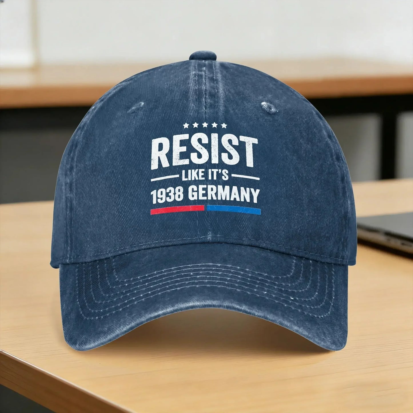 Resist 1938 Germany Vintage Baseball Cap