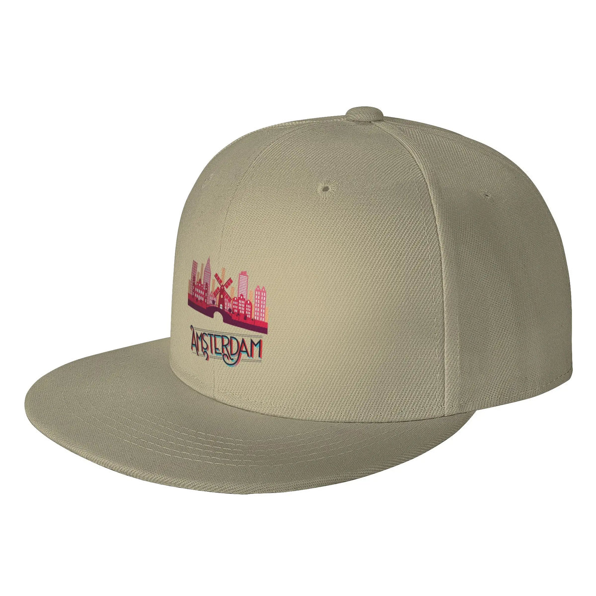 Amsterdam Travel City Fashion Snapback Cap
