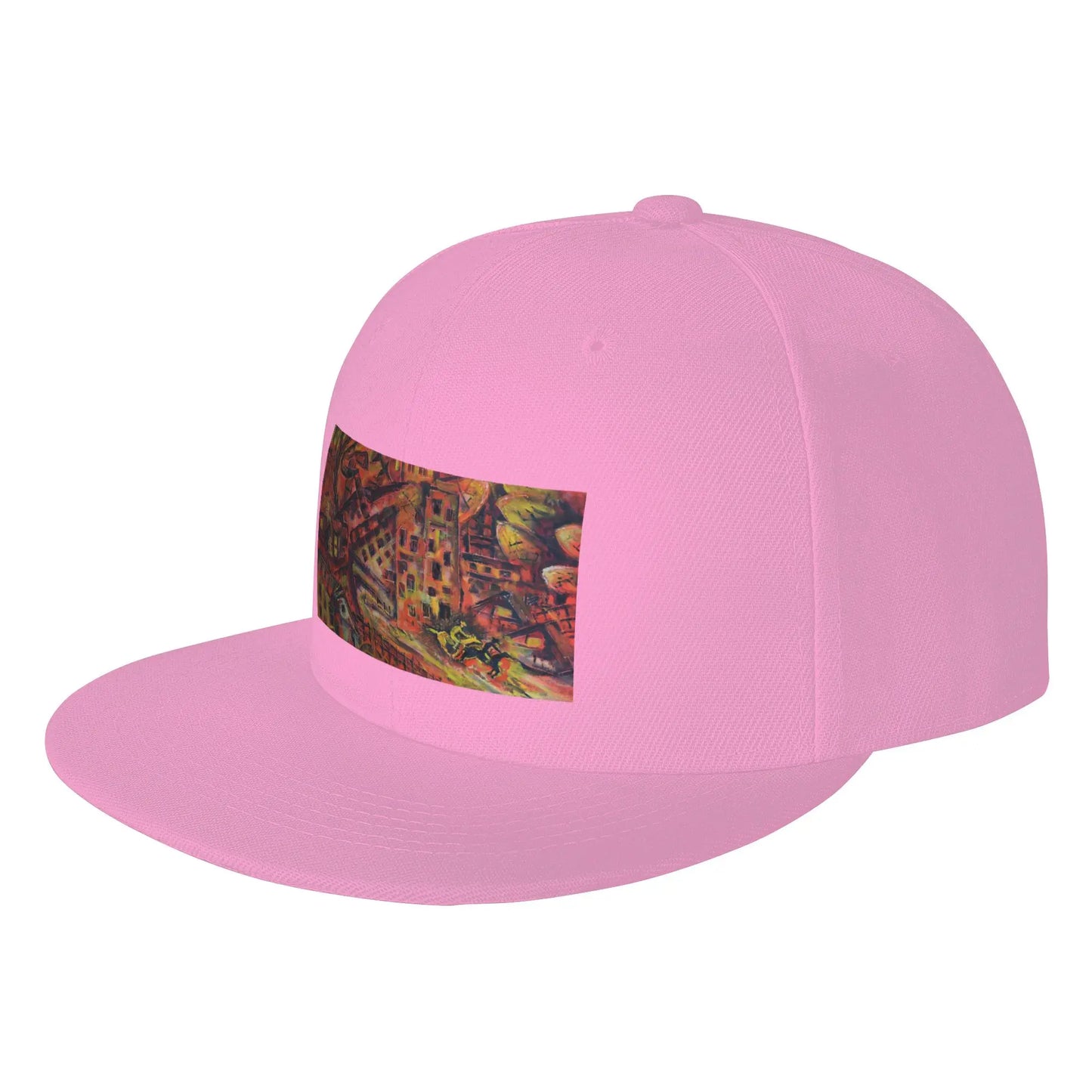 Fashion Oil Painting Leaving The City Snapback Cap