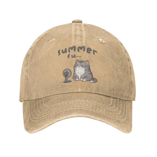 Cute Cat Korean Style Baseball Cap