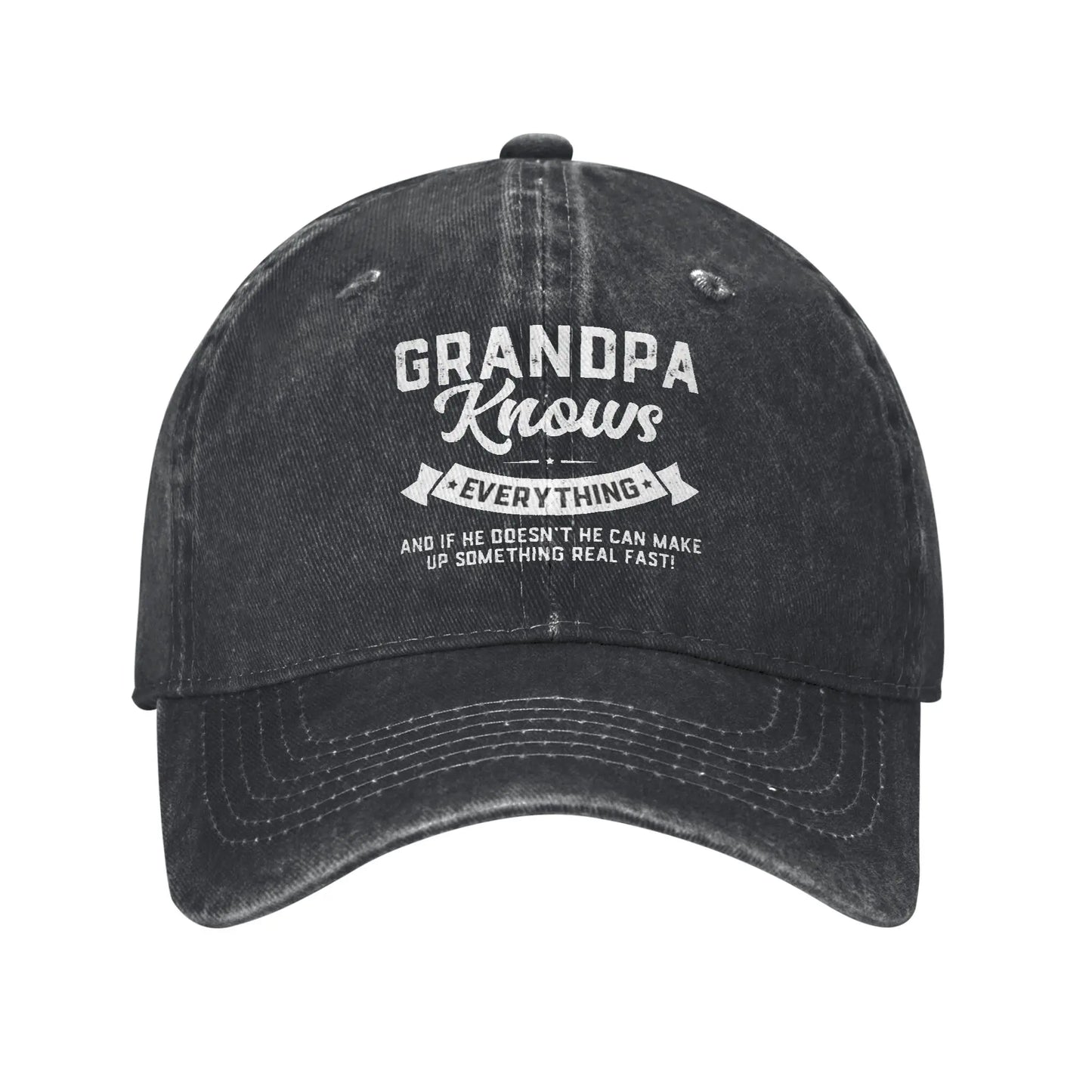 Grandpa Knows Everything Baseball Cap
