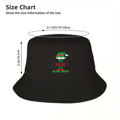 Sarcastic Elf Whimsical Christmas Creation Bucket Hat Women Men