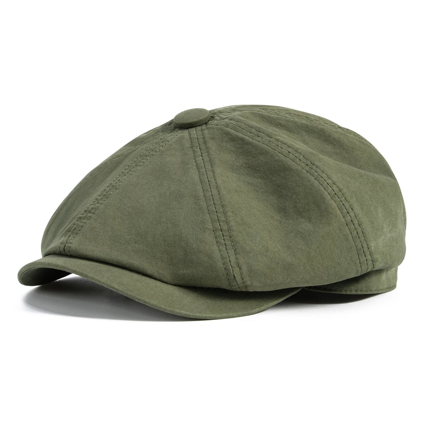 Men's Newsboy Gatsby Hat 100% Cotton Vintage Flat Ivy Driving Cabbie Cap