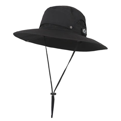 Foldable Wide Brim Mesh UV Protection Bucket Hat