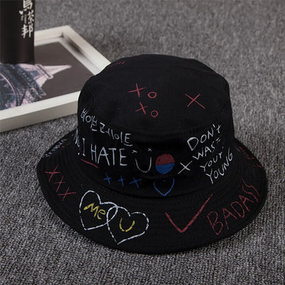 Outdoor Harajuku Bucket Hat Fishing Hip Hop Cap Men's