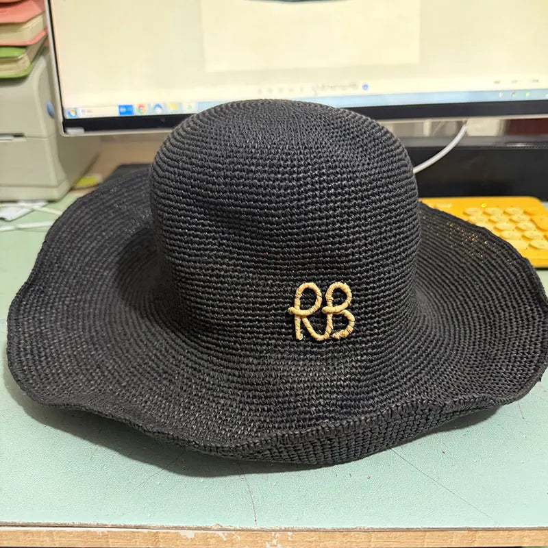 New Summer Beach Paper Straw Hat For Women