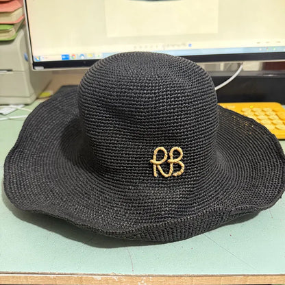 New Summer Beach Paper Straw Hat For Women