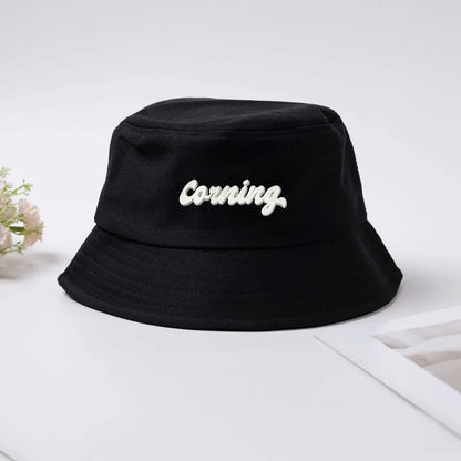 Custom Text Graphic Breathable Cotton Summer Bucket Hat