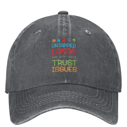 Untapped Lands Trust Issues Washed Baseball Cap