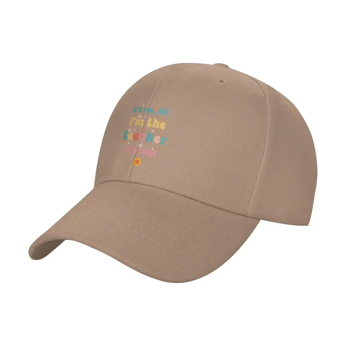 It's Me Hi I'm The Teacher Embroidered Baseball Cap