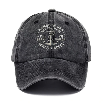 Vintage Washed Denim Baseball Cap