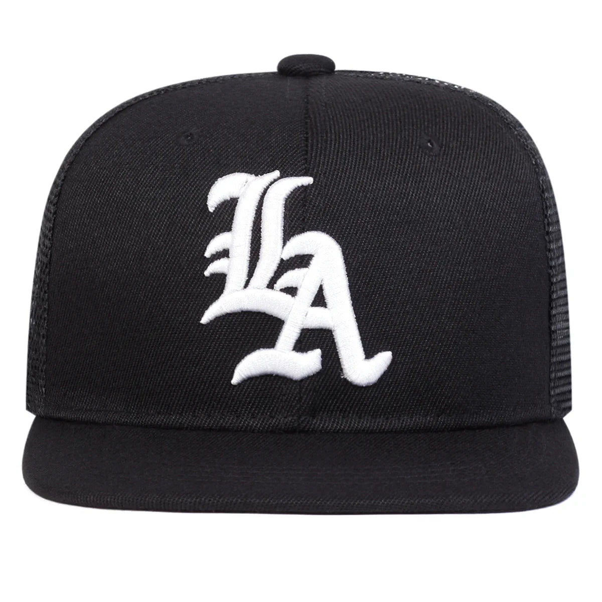 Gothic LA Embroidered Mesh Snapback Cap