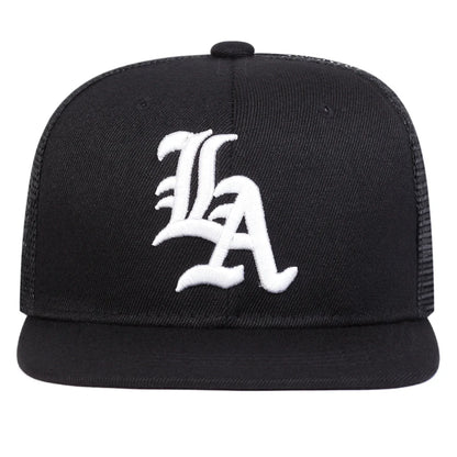 Gothic LA Embroidered Mesh Snapback Cap