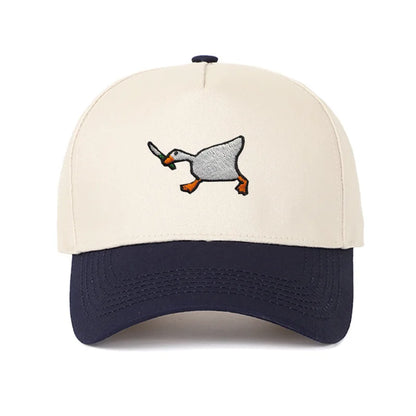 Big Goose Embroidered Colorblock Baseball Cap