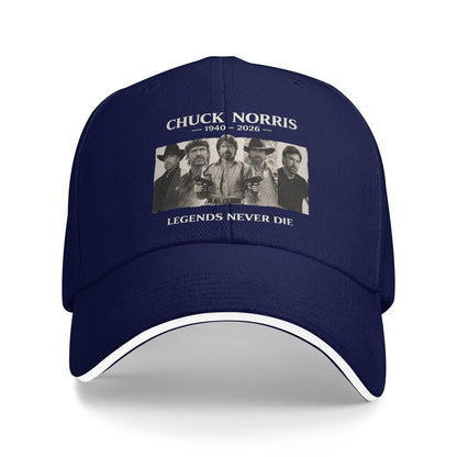 Chuck Norris Legendary Tough Guy Never Die Baseball Cap